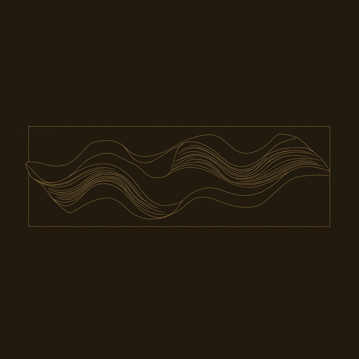 Hand-Carved Wave Relief in Walnut and Blackened Wood dimension diagram