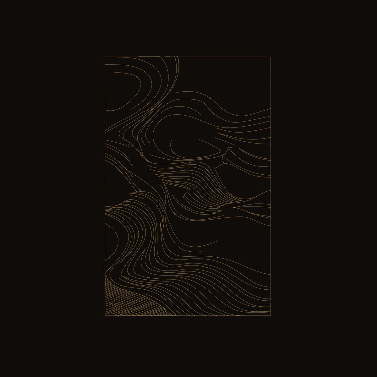Layered Ridge Lines in Oak, a Carved Wall Panel dimension diagram