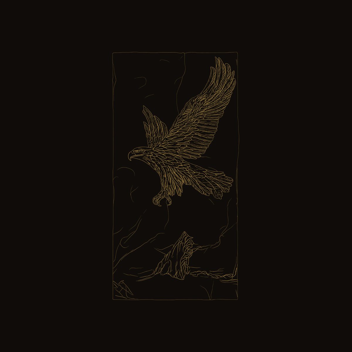 Live-Edge Eagle Wall Panel, Made to Order in Solid Wood dimension diagram