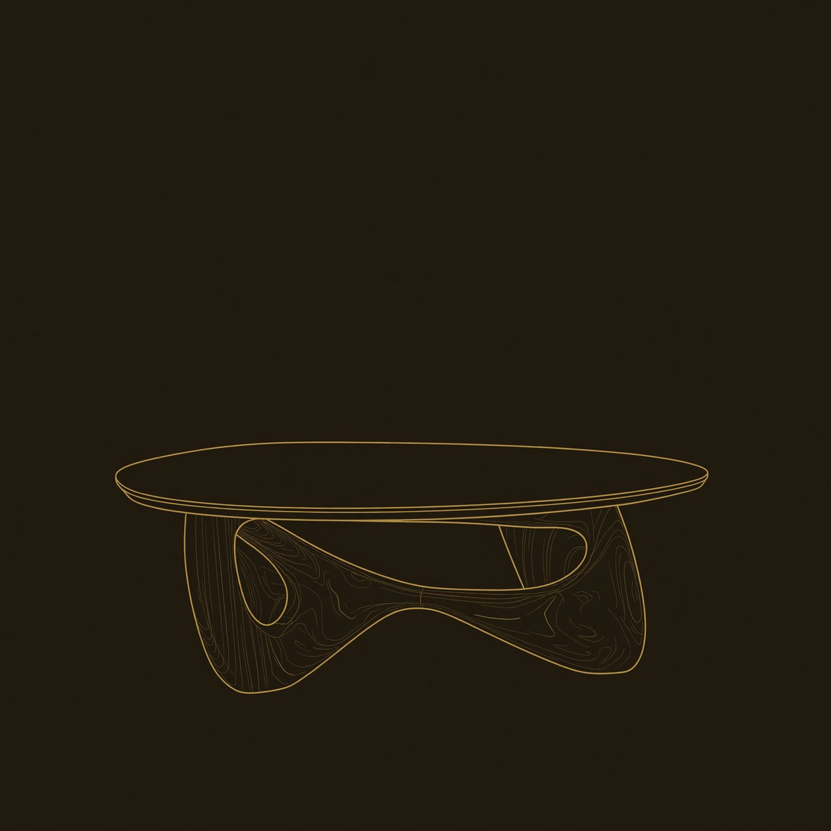 Rustic Coffee Table For Warm Room Ambience dimension diagram