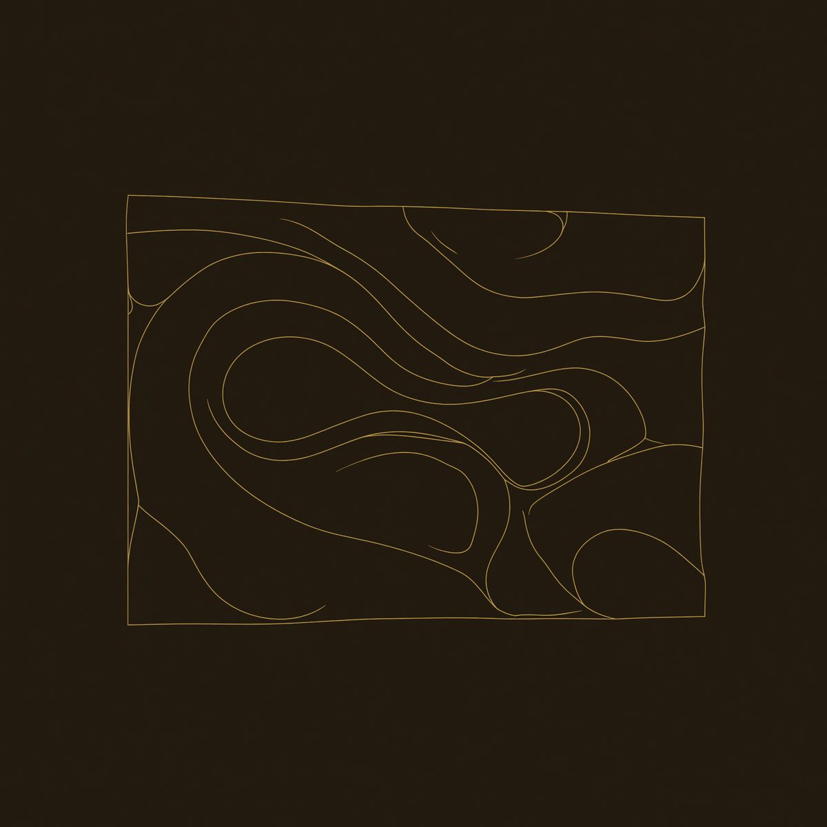 Solid Walnut Carved Into One Turning Current, Wall Relief dimension diagram