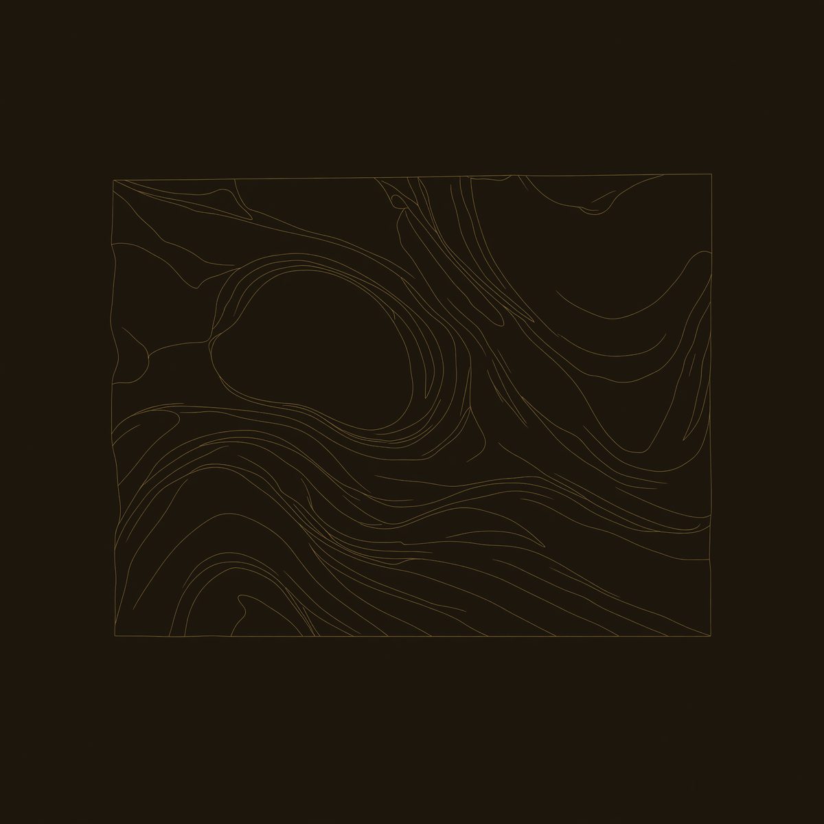 Undertow Carved Wood Wall Art Panel in Walnut dimension diagram