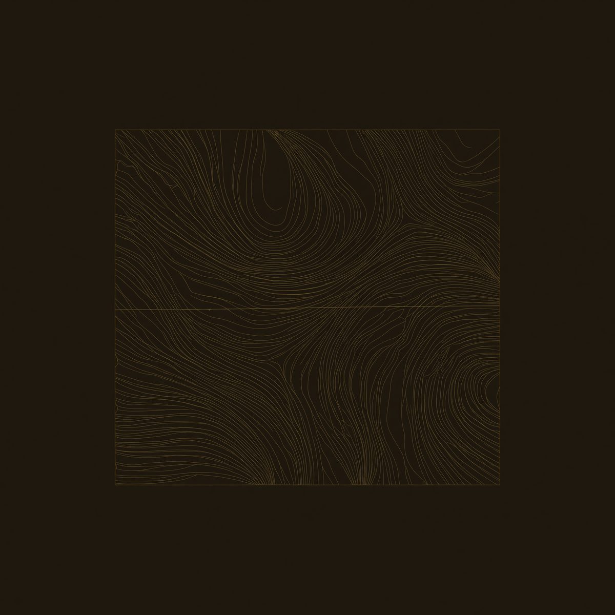 Whorls and Ridges Carved Into a Square Wall Panel dimension diagram