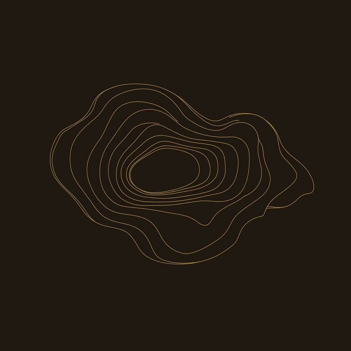 Wood Grain Turned Into Ripples, an Organic Wall Sculpture dimension diagram