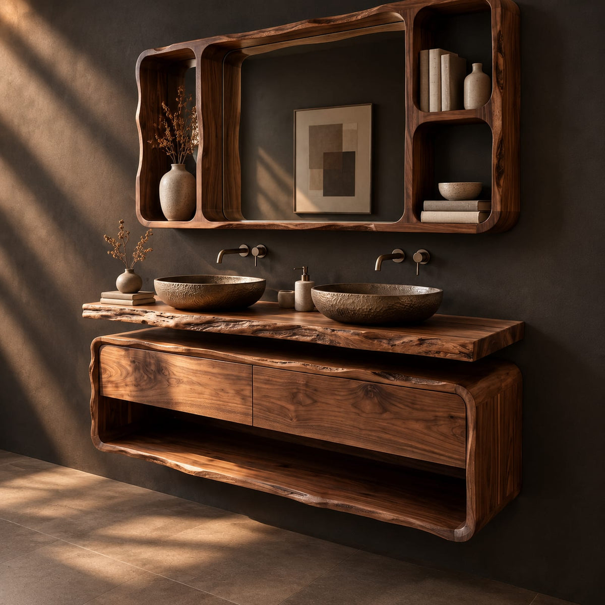 Natural wood grain detail