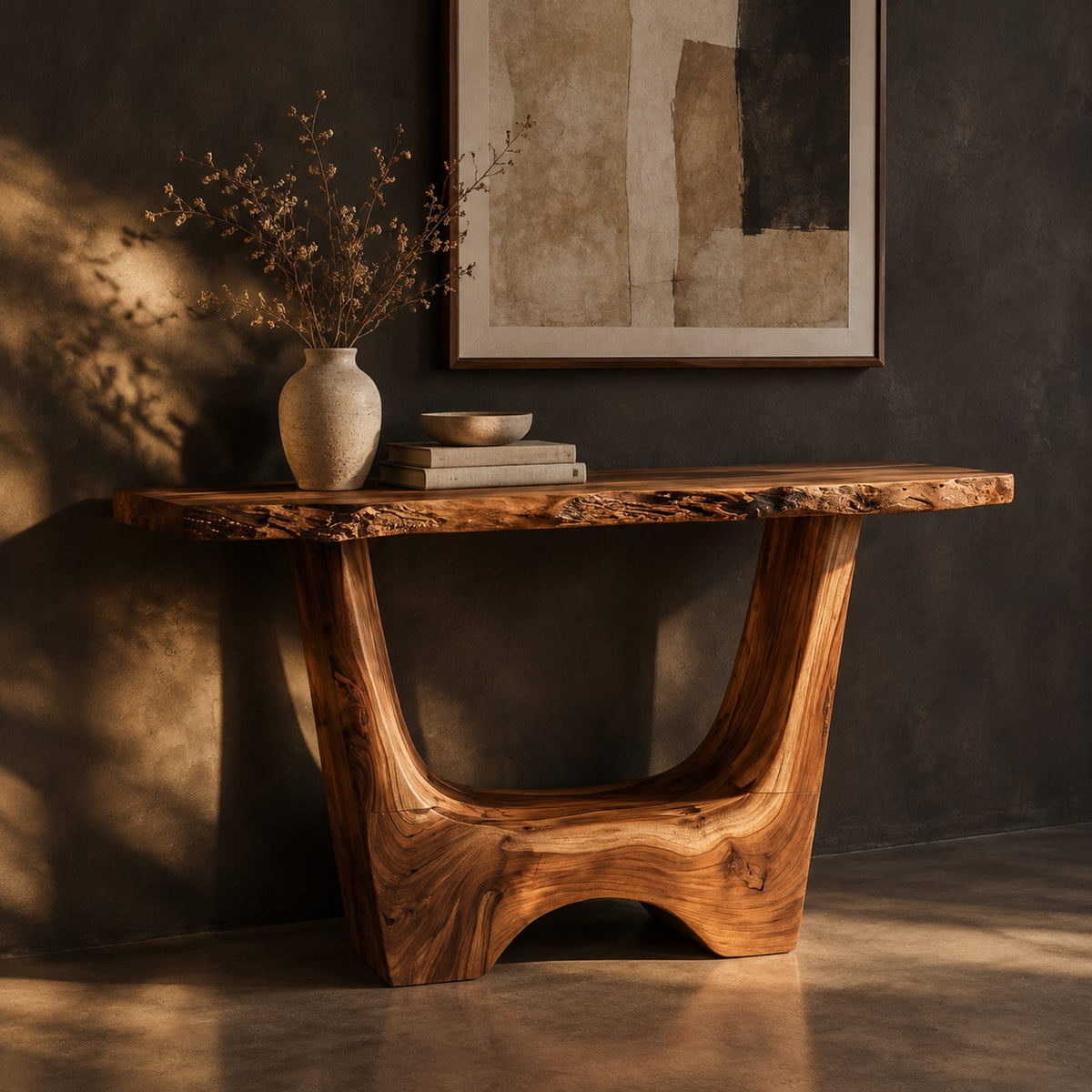 Natural wood grain detail
