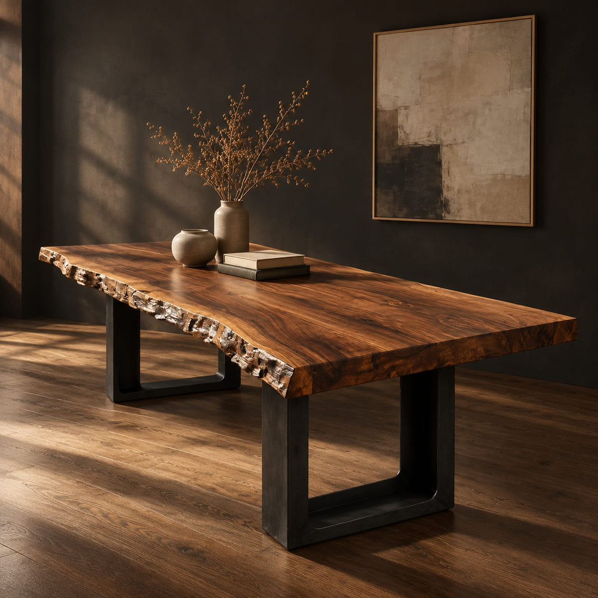 Natural wood grain detail