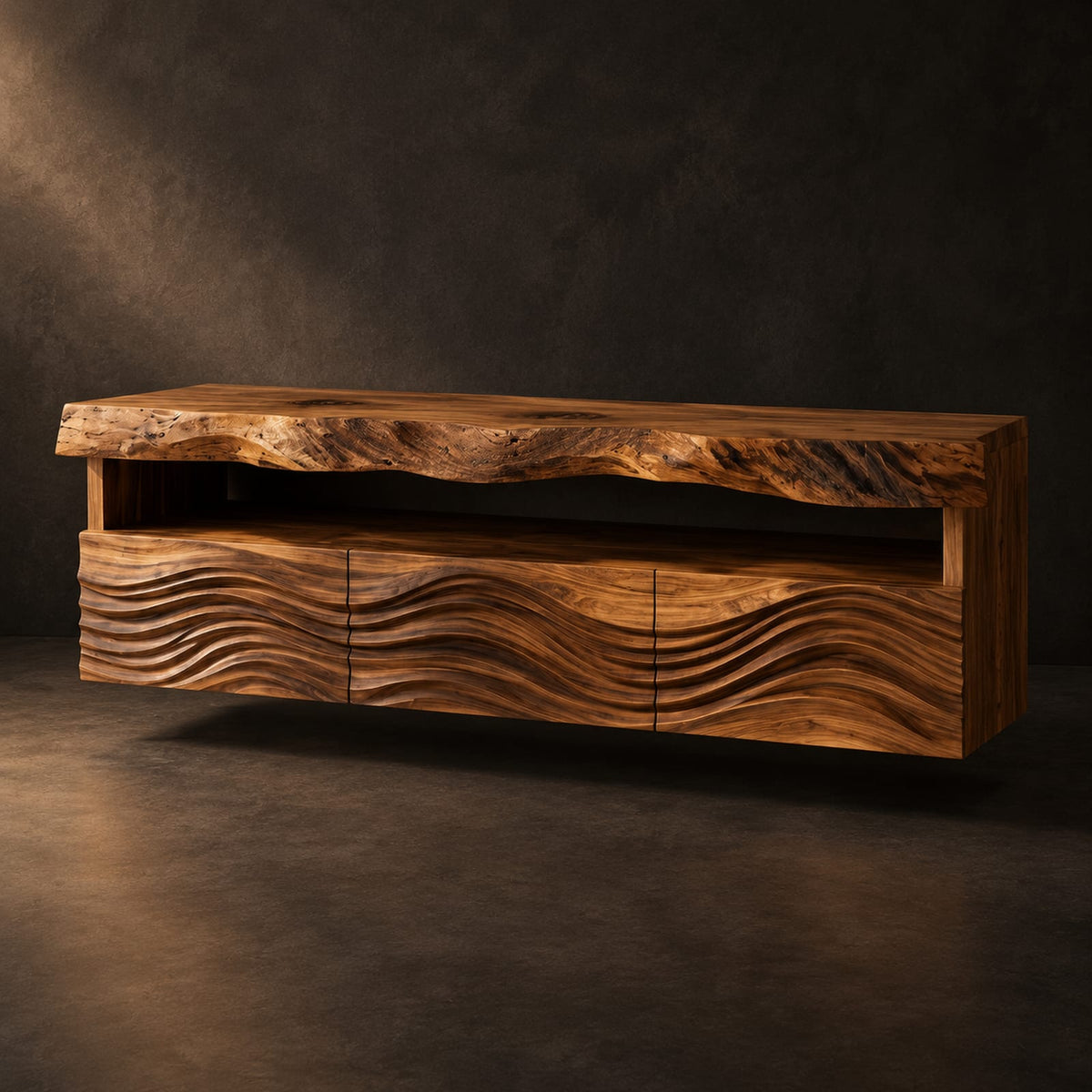 Natural wood grain detail