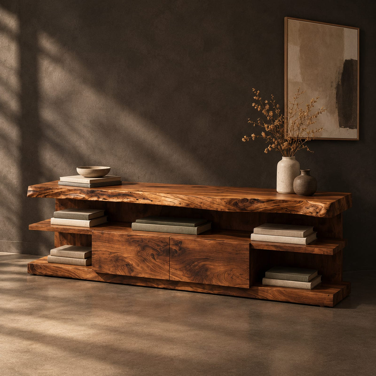 Natural wood grain detail