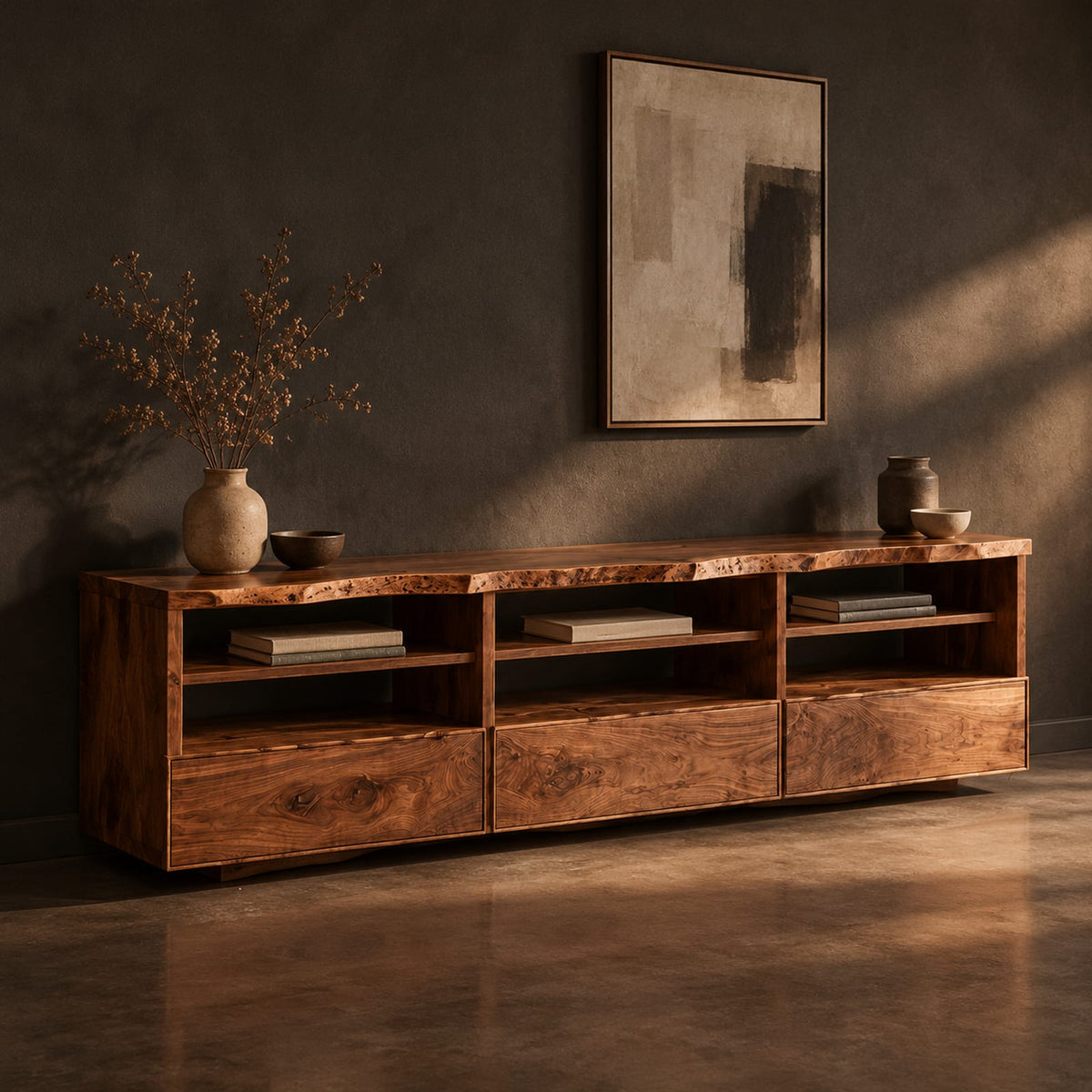 Natural wood grain detail