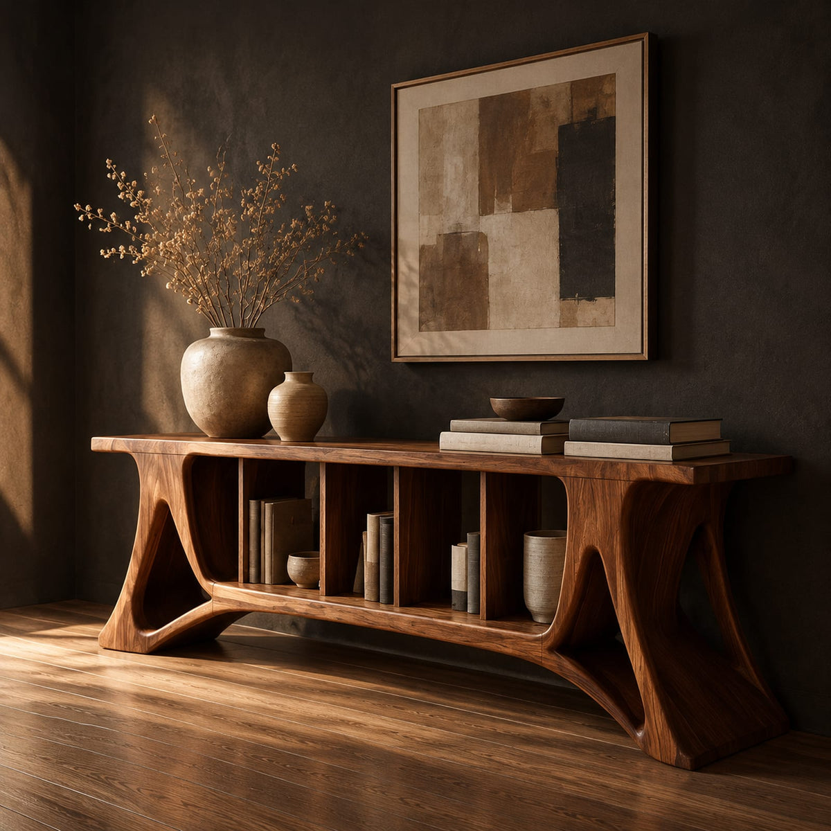 Natural wood grain detail