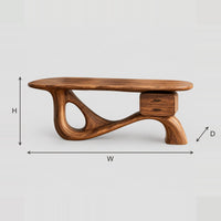 Loop Base Executive Desk, Oval Top, Two Drawer Box dimension diagram with width, height and depth