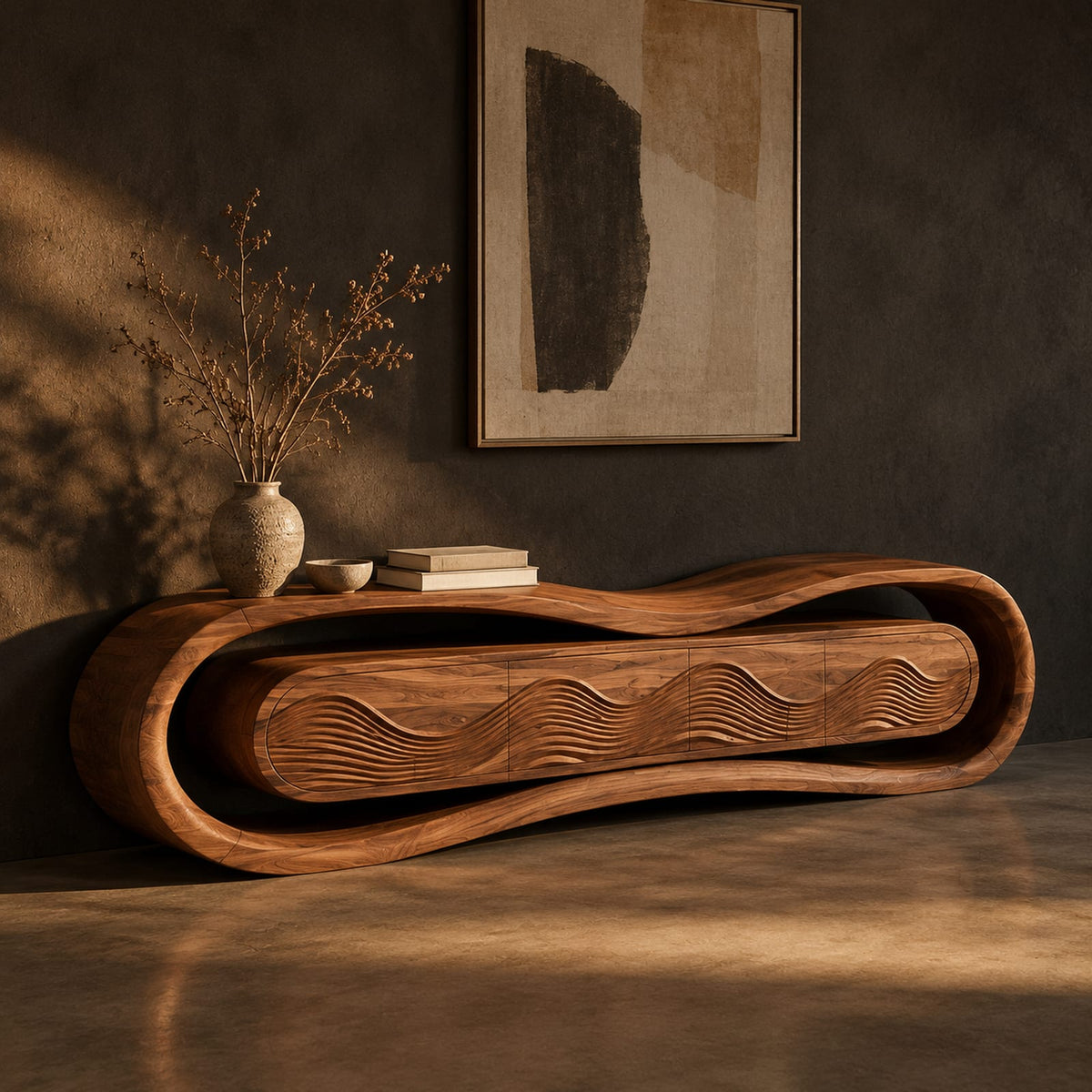 Natural wood grain detail