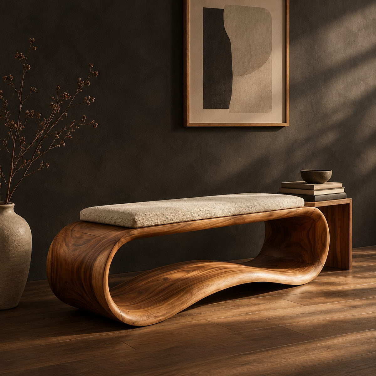 Natural wood grain detail