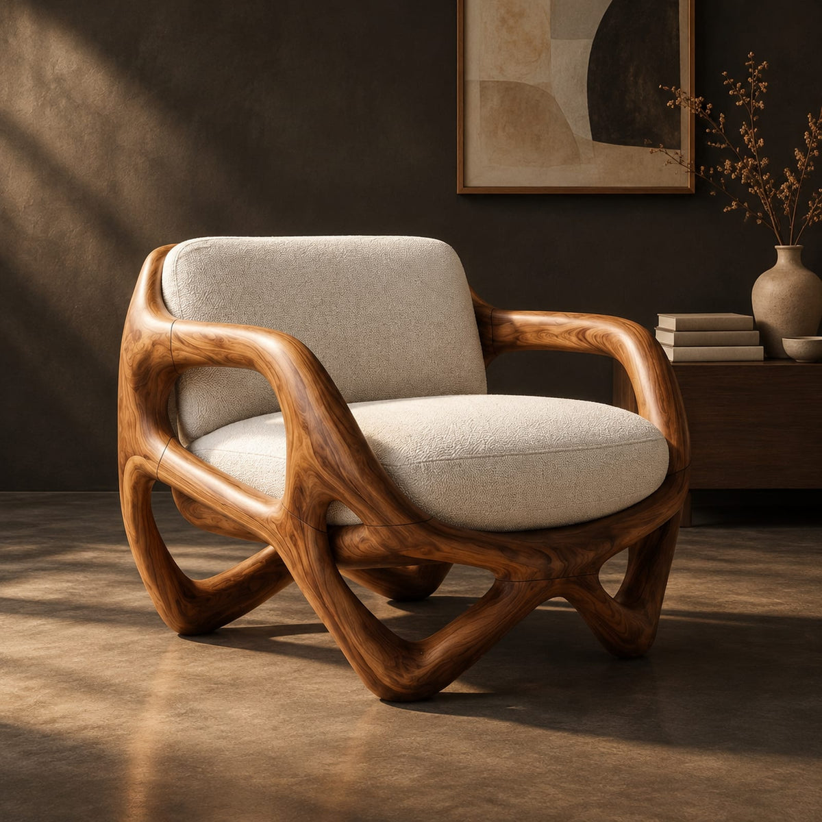 Natural wood grain detail