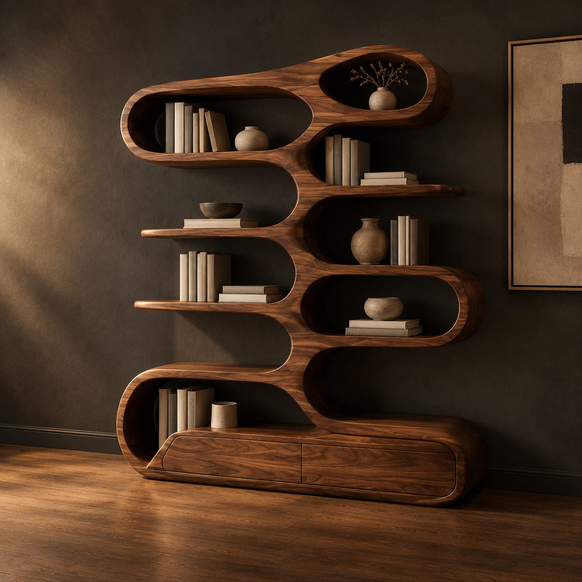 Natural wood grain detail