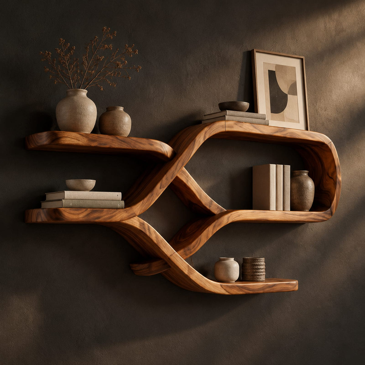Natural wood grain detail