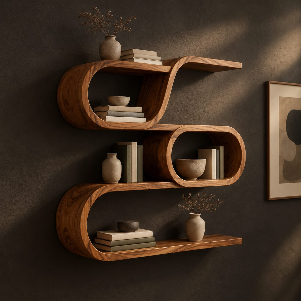 Natural wood grain detail