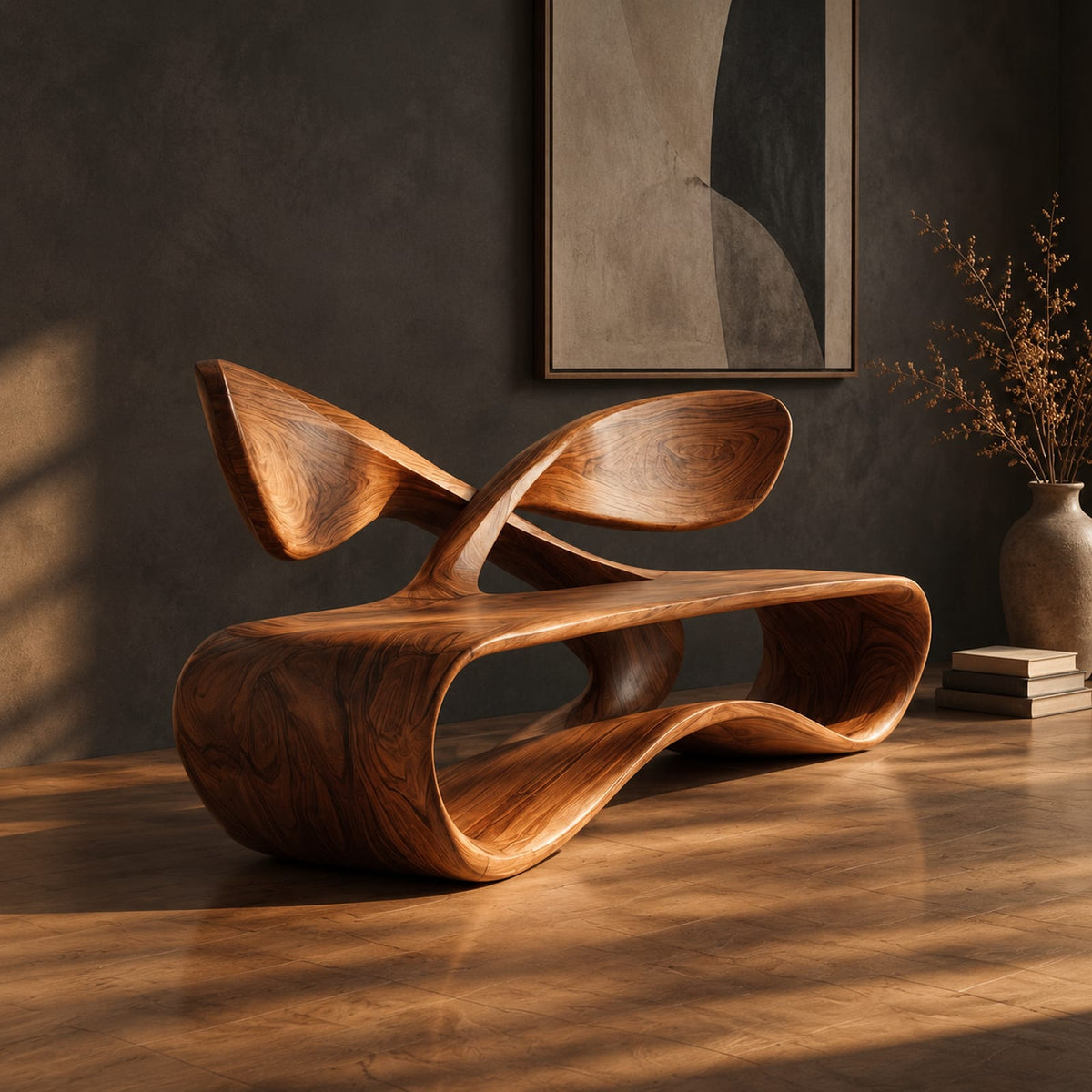 Natural wood grain detail