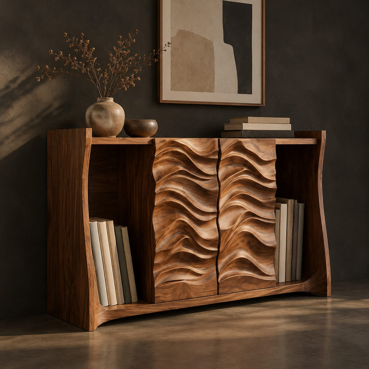 Natural wood grain detail