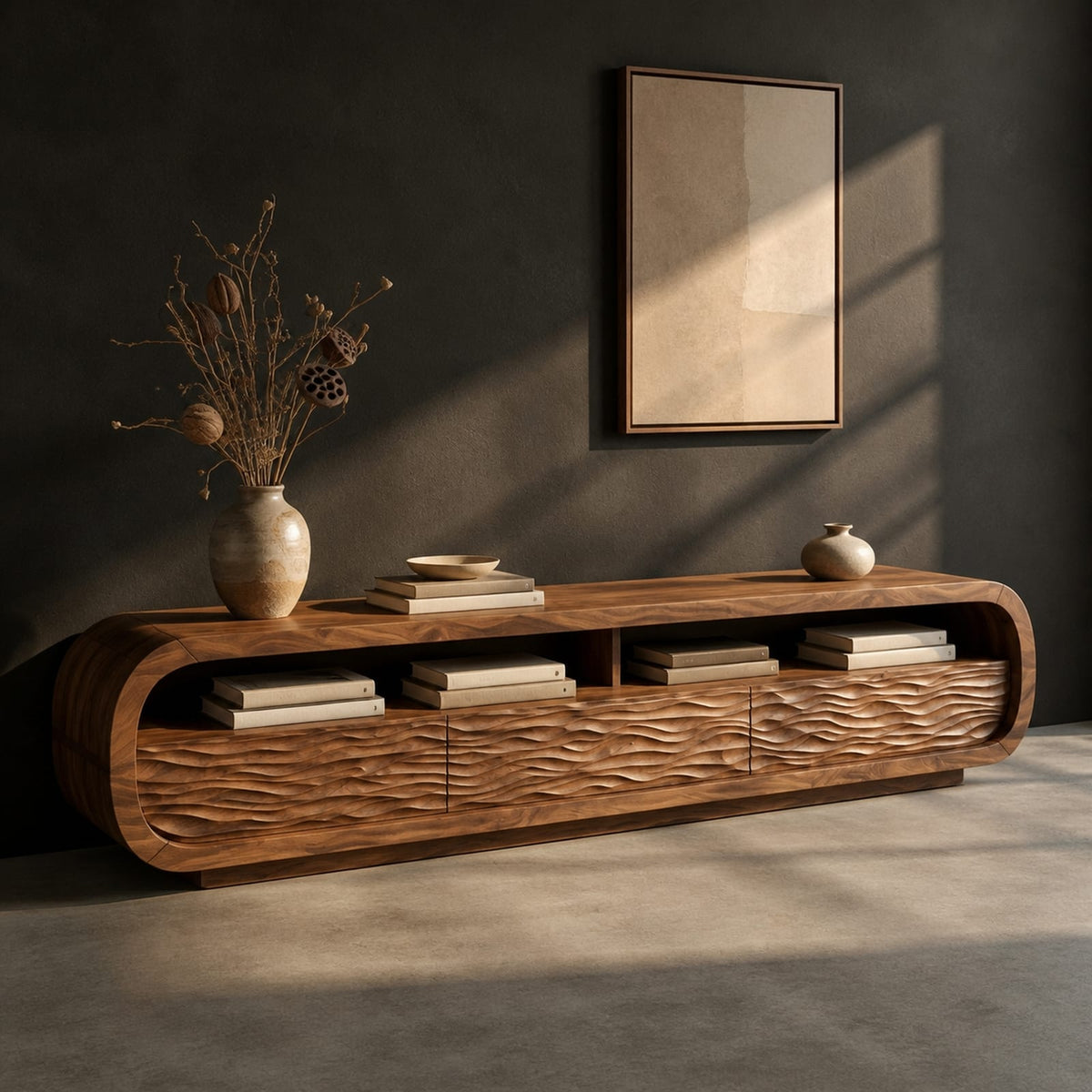 Natural wood grain detail