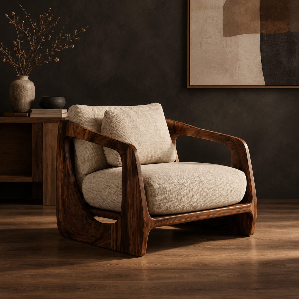 Natural wood grain detail