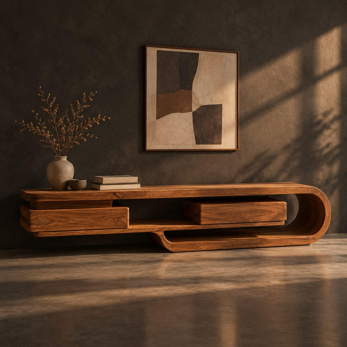 Natural wood grain detail