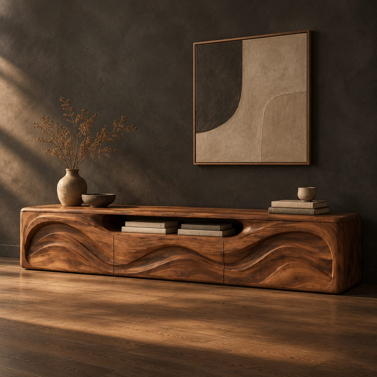 Natural wood grain detail