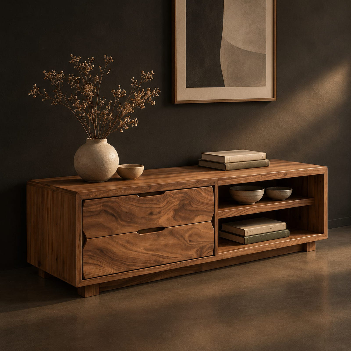 Natural wood grain detail