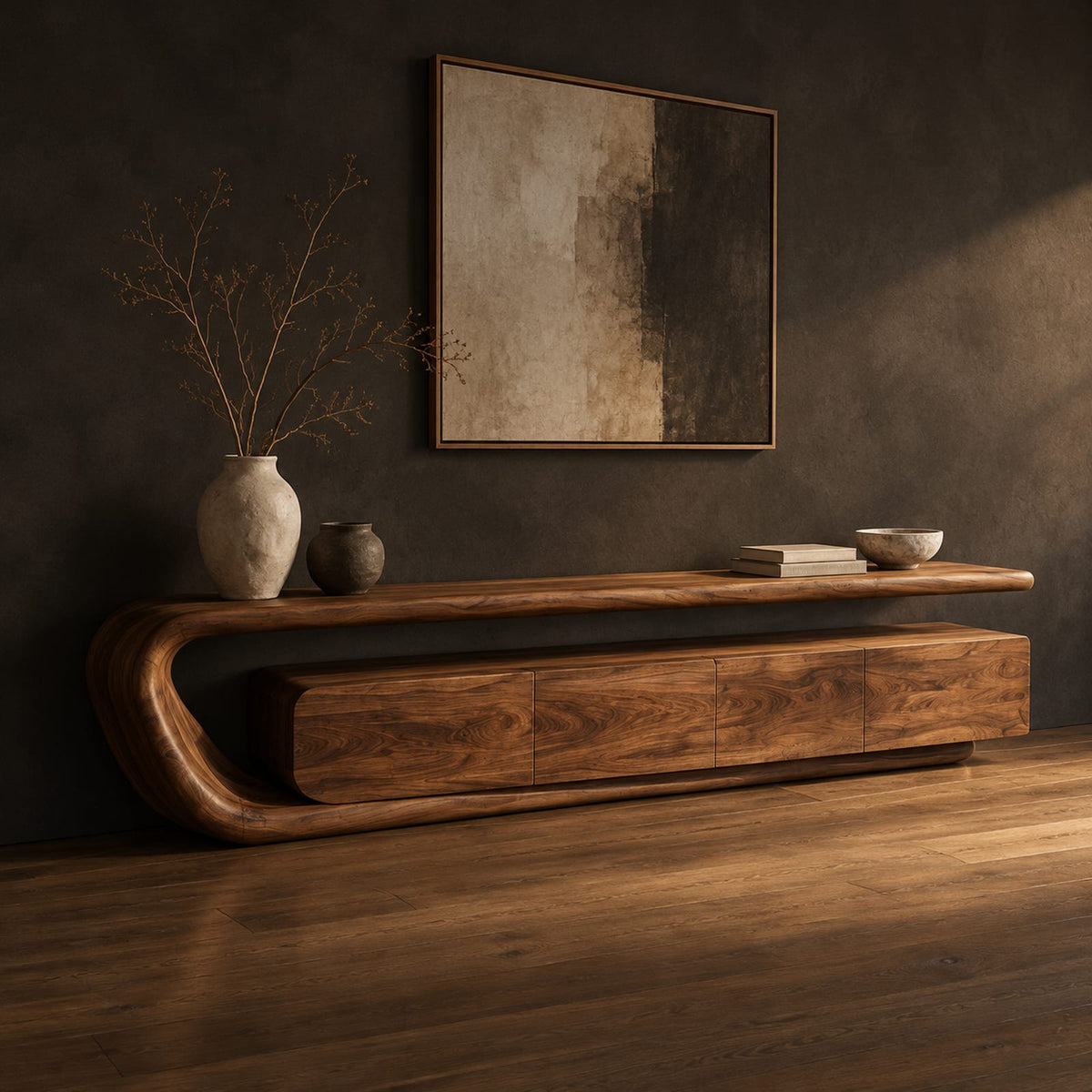 Natural wood grain detail