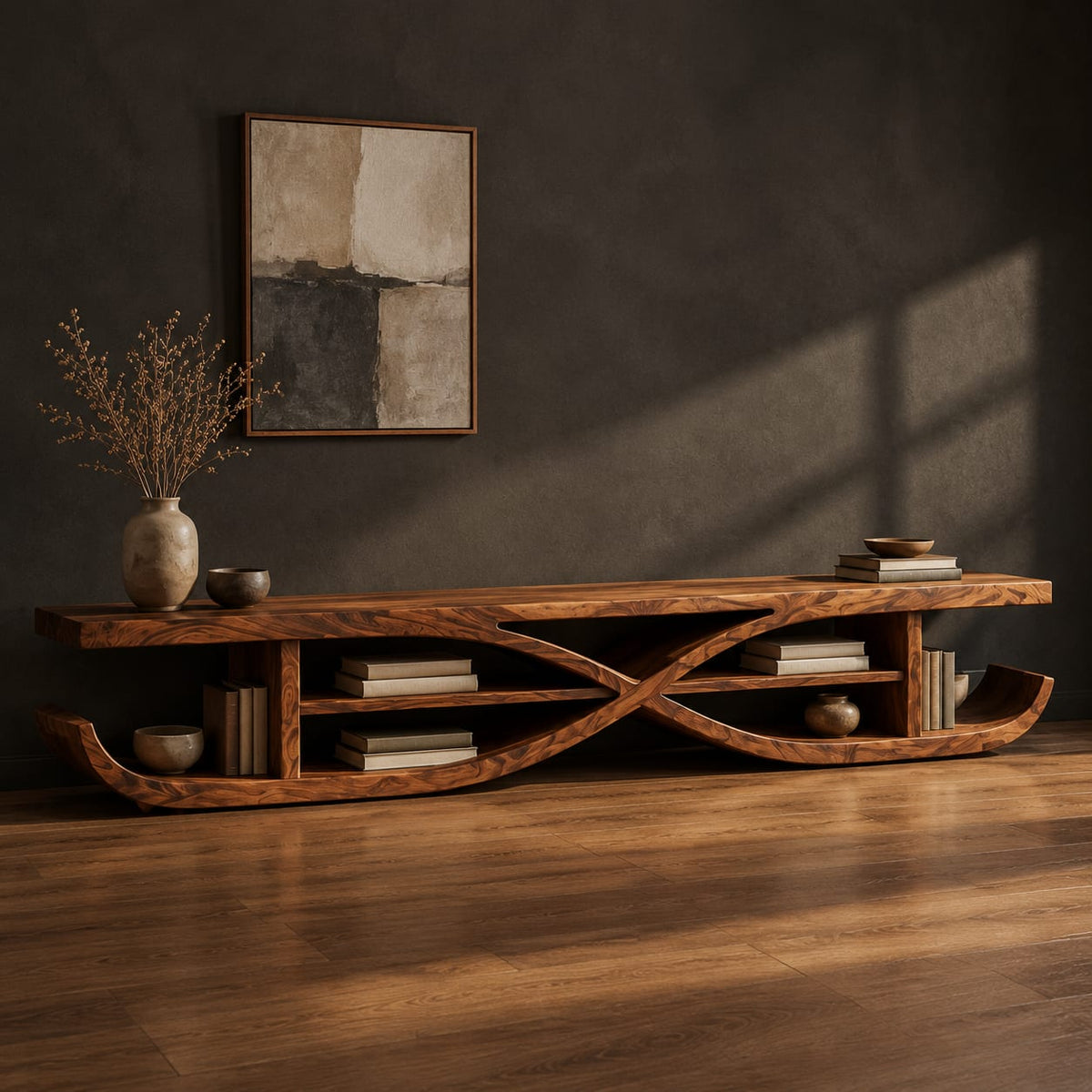 Natural wood grain detail