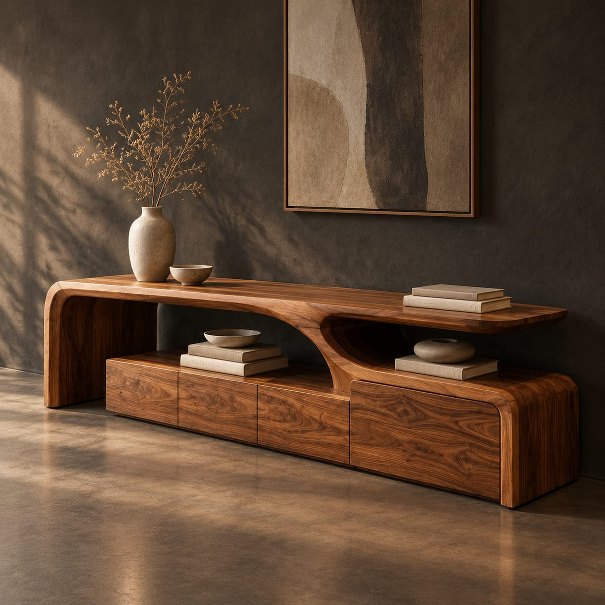 Natural wood grain detail