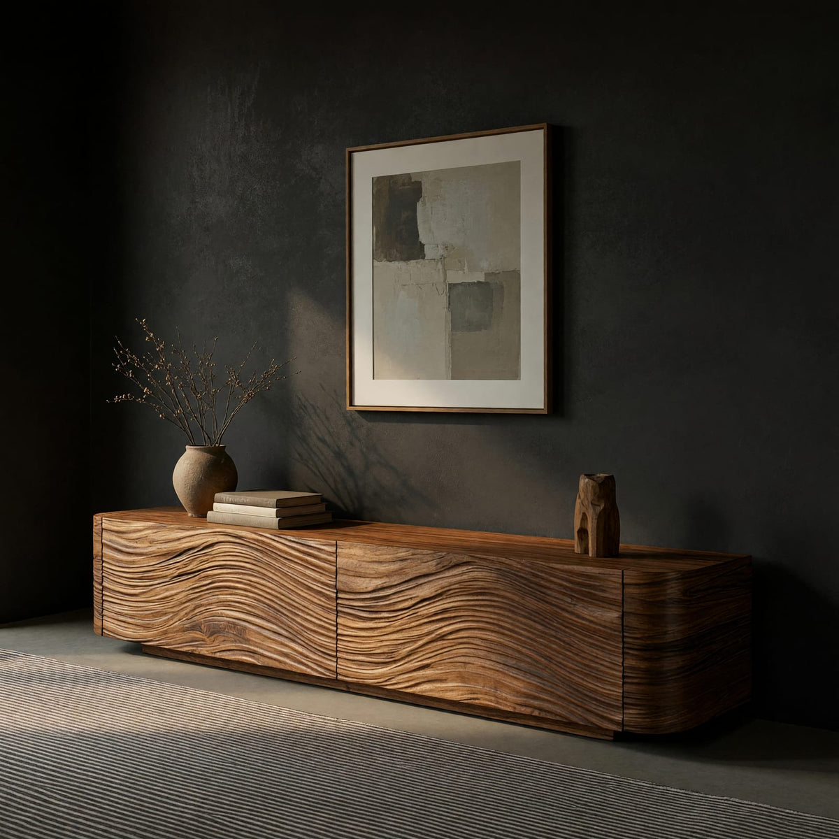 Natural wood grain detail