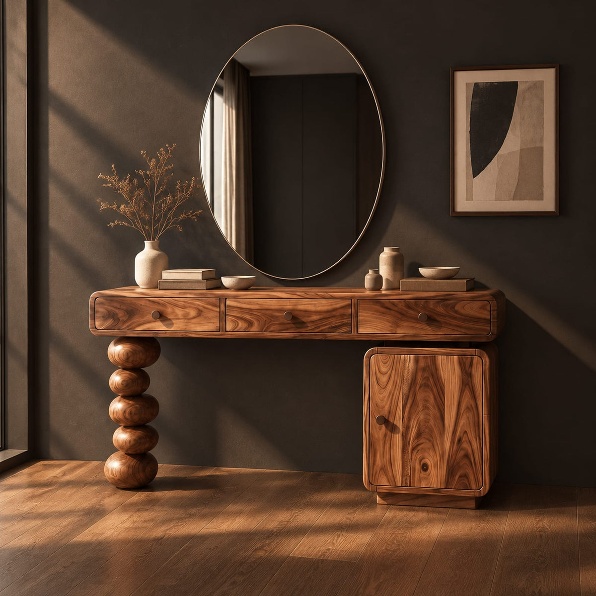 Natural wood grain detail