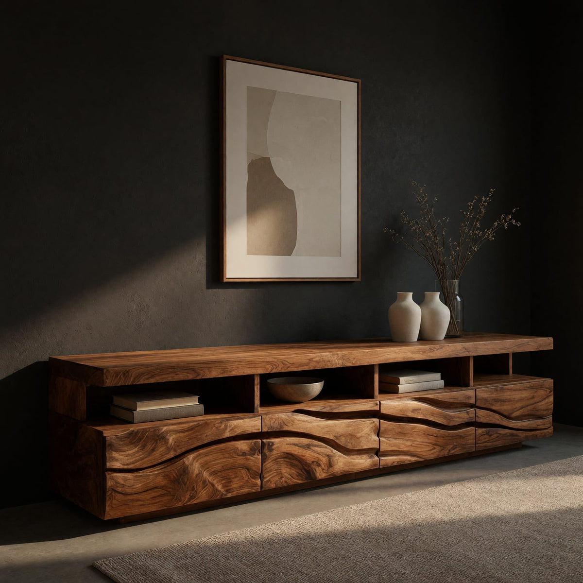 Natural wood grain detail