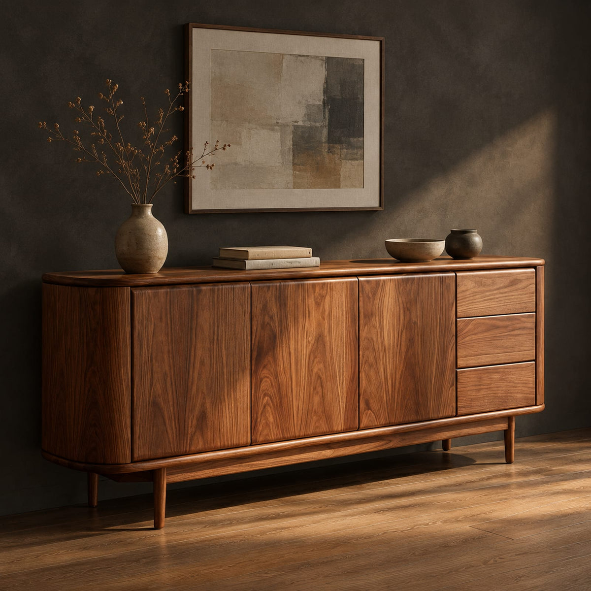 Natural wood grain detail