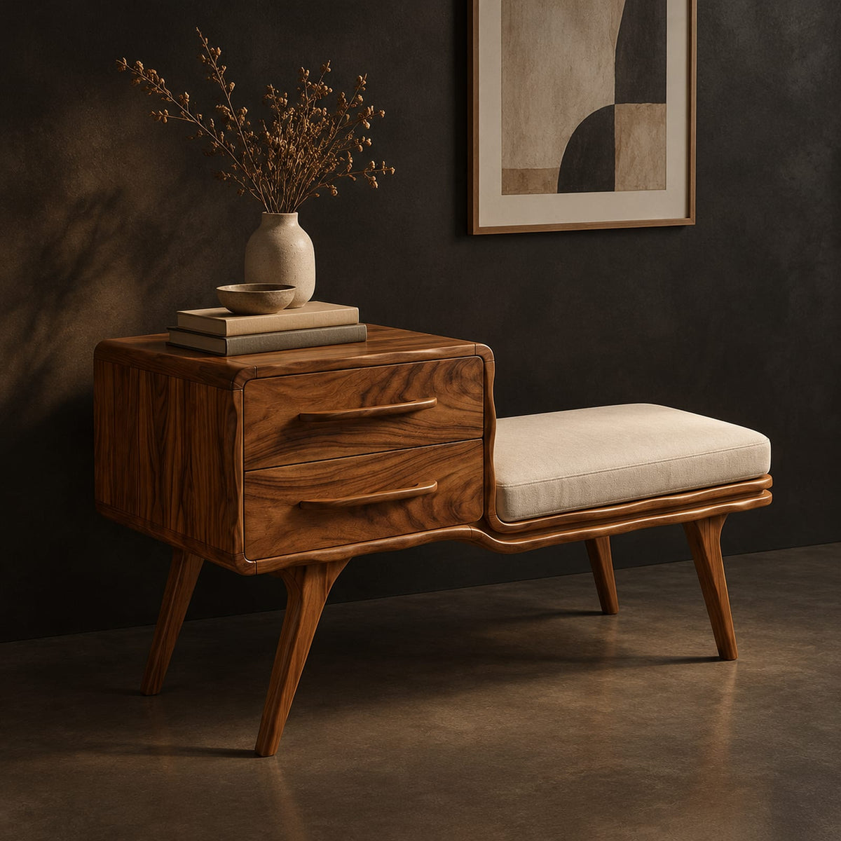 Natural wood grain detail
