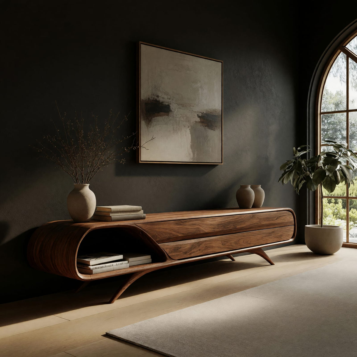 Natural wood grain detail