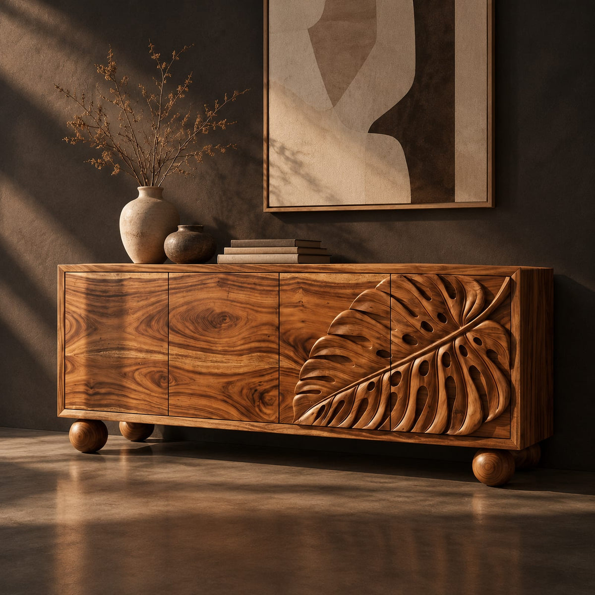 Natural wood grain detail
