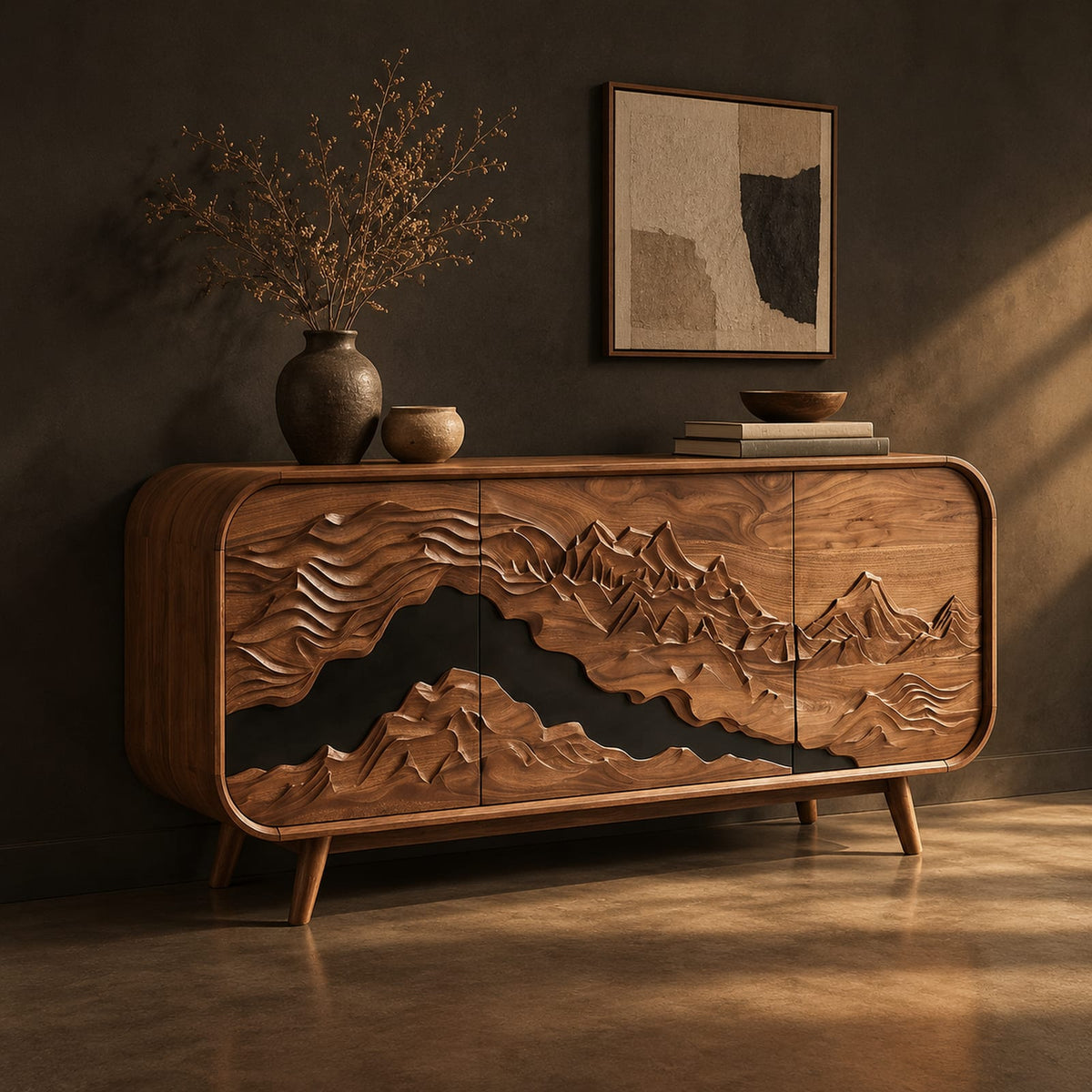 Natural wood grain detail