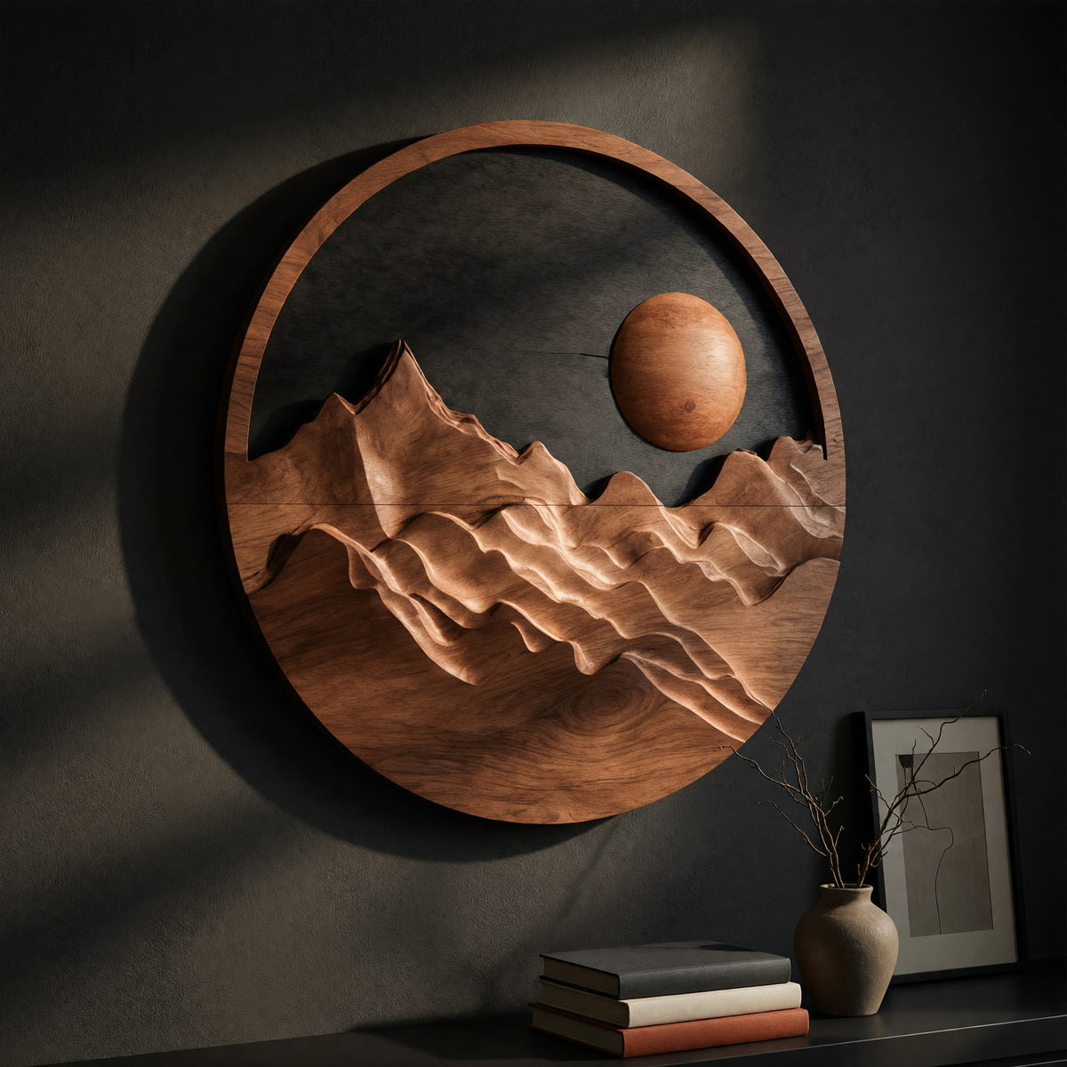 Natural wood grain detail