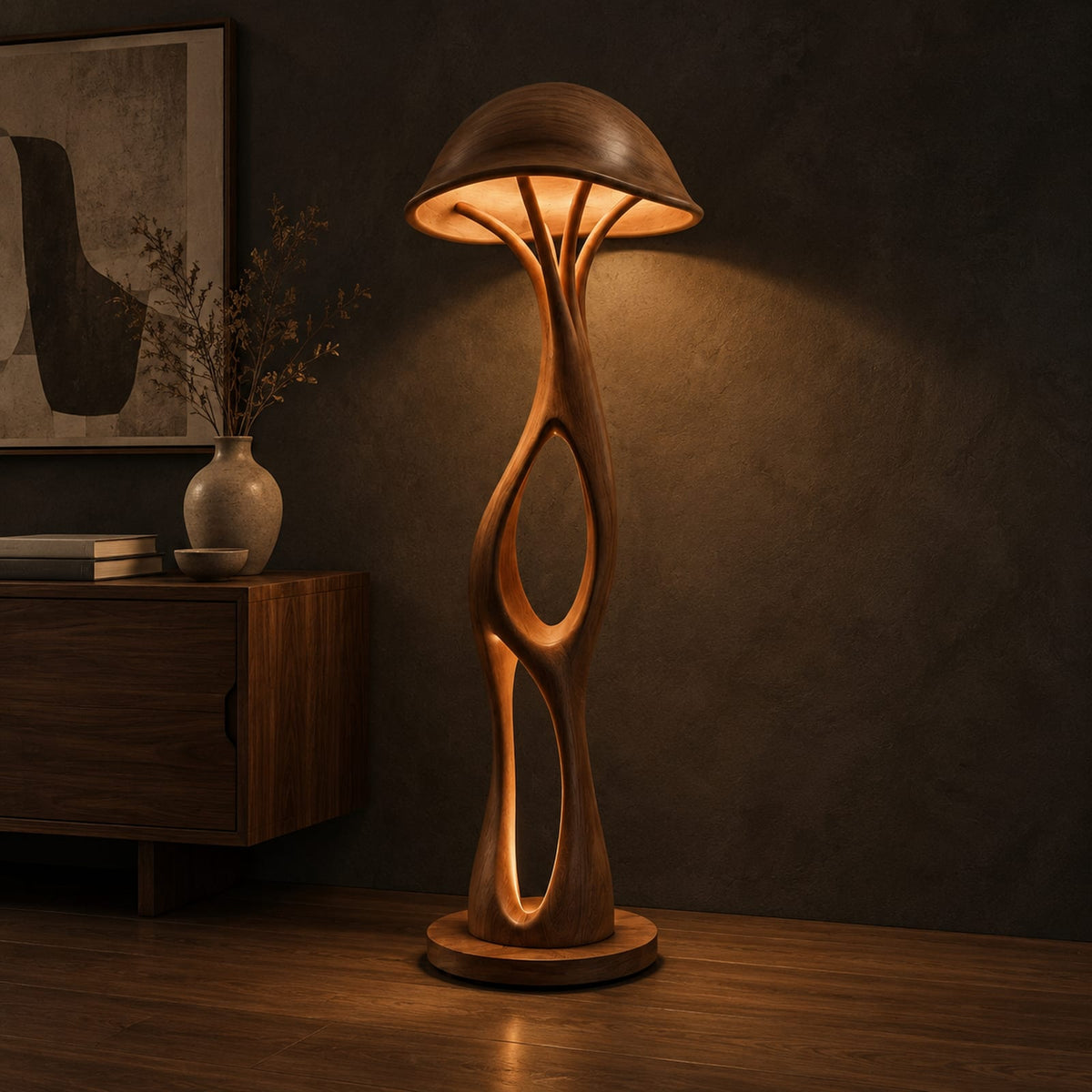 Natural wood grain detail