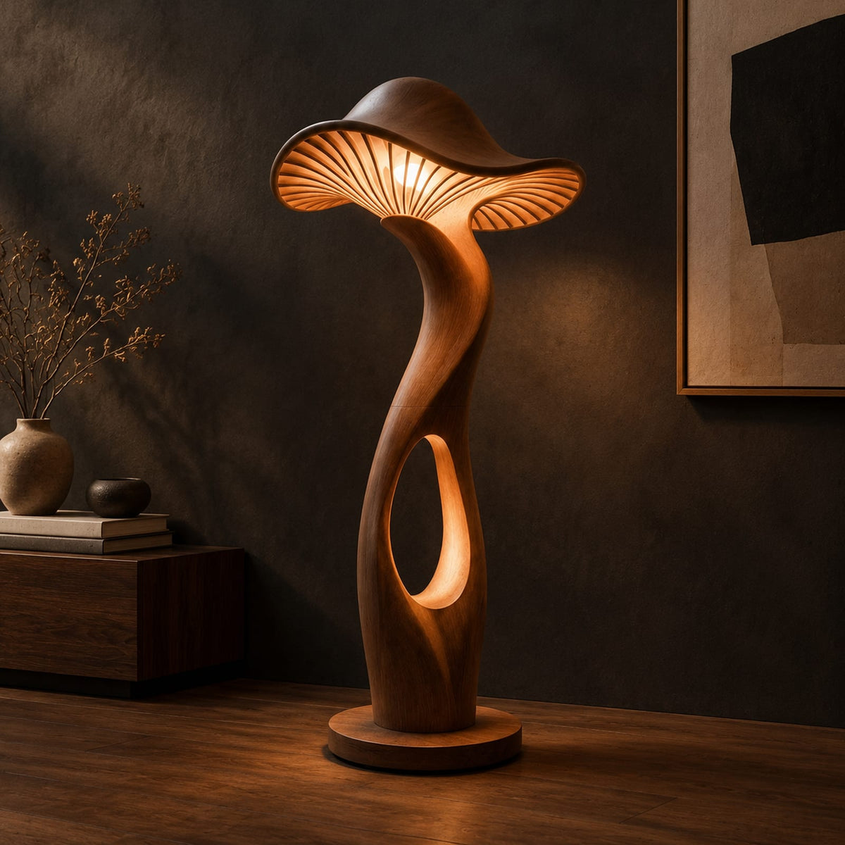 Natural wood grain detail