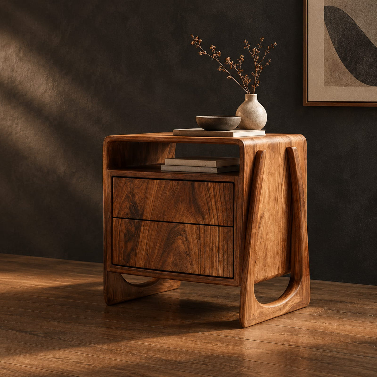 Natural wood grain detail