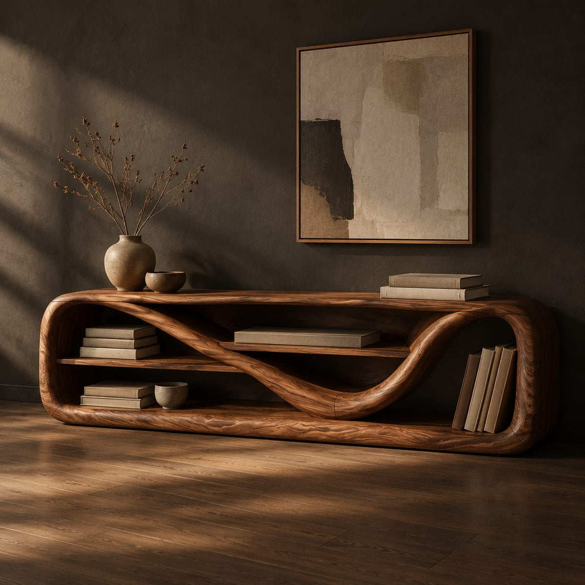 Natural wood grain detail