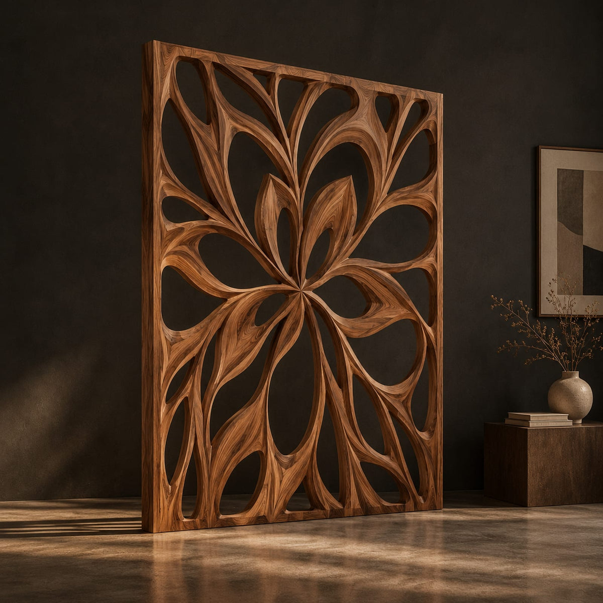 Natural wood grain detail