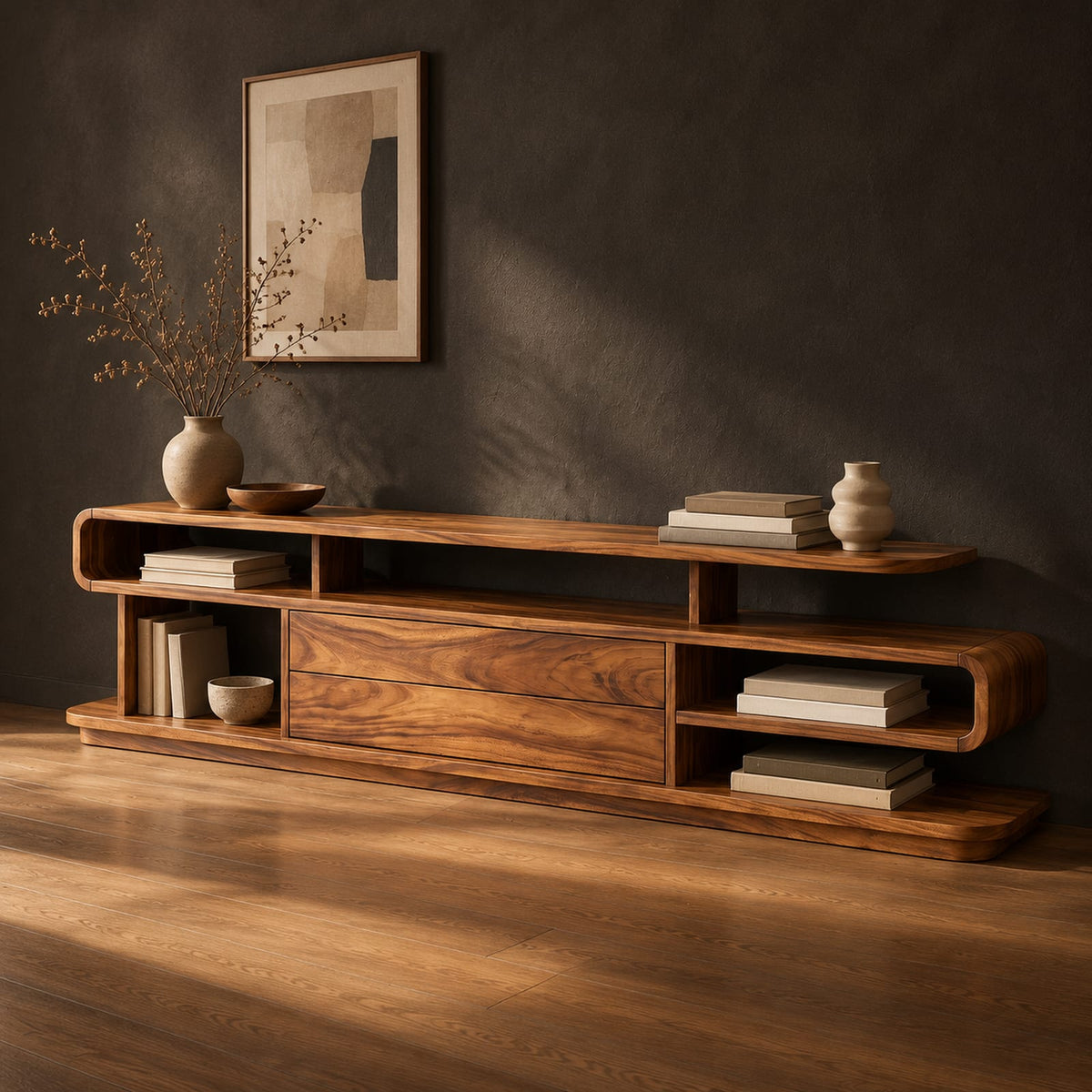 Natural wood grain detail
