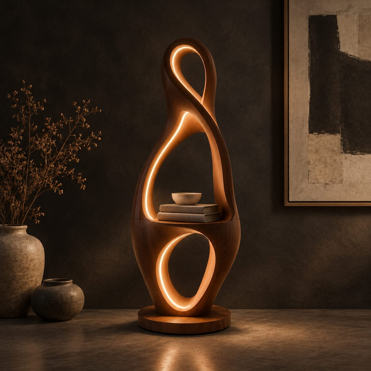 Natural wood grain detail