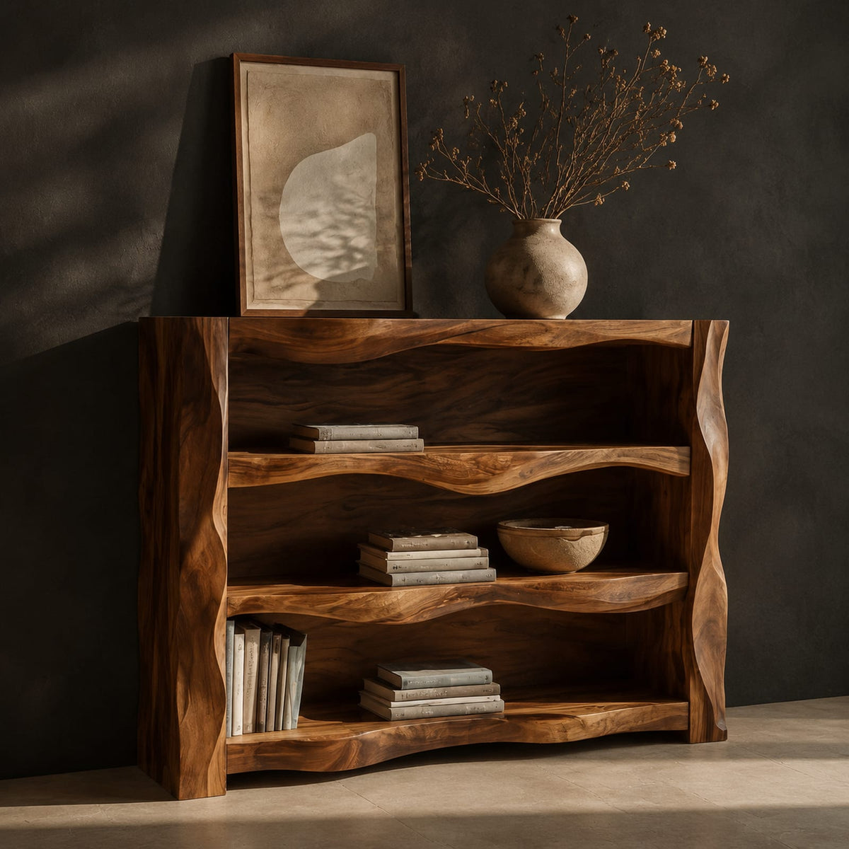 Natural wood grain detail