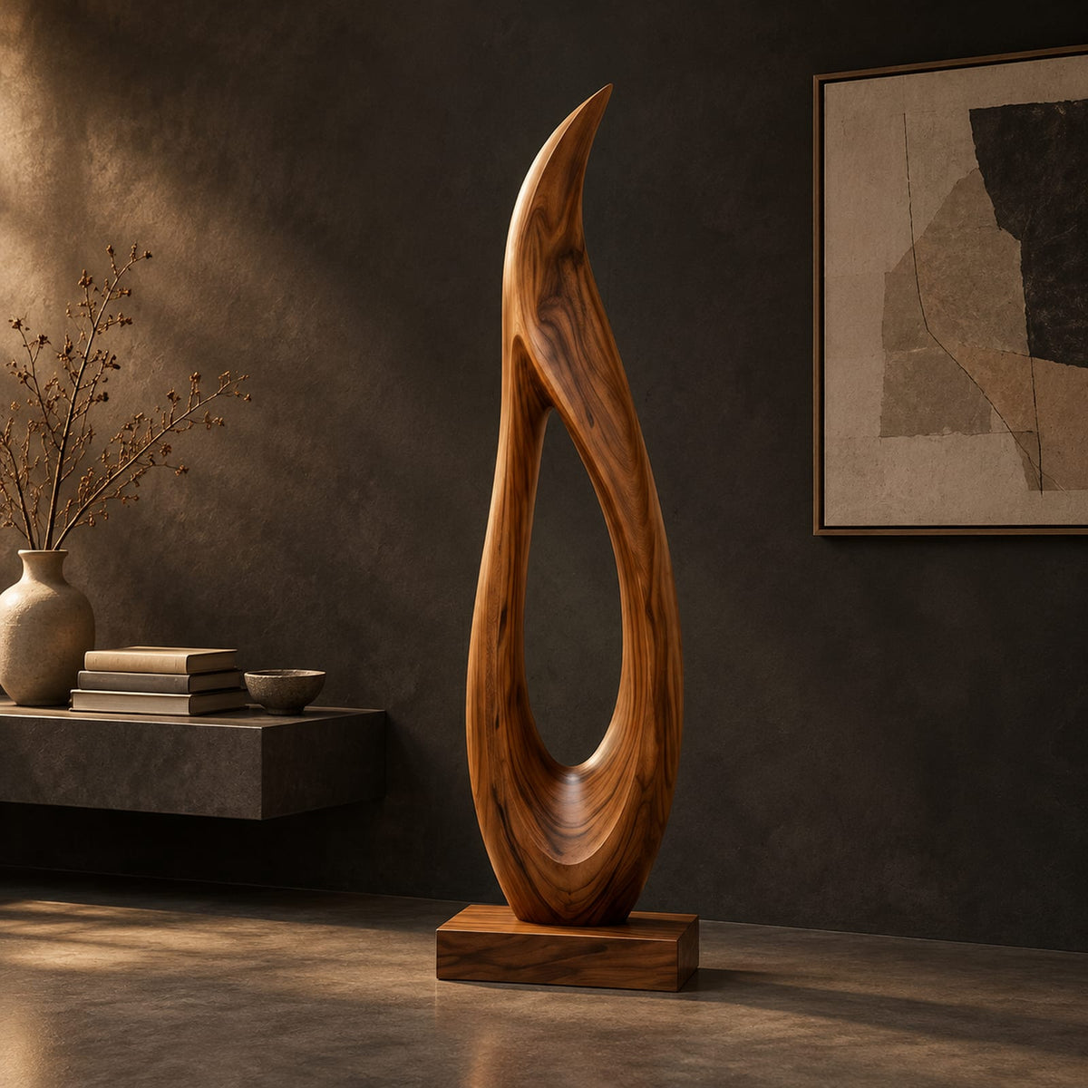 Natural wood grain detail